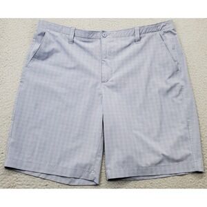 Architect Golf Shorts Mens 42W Multi Glen Plaid Stretch Performance Low Waist